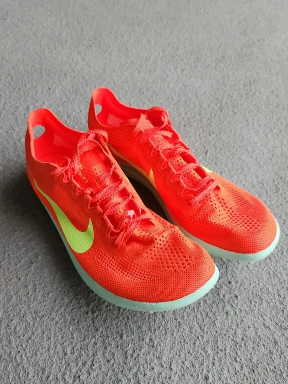 Nike ZoomX Dragonfly 2 Track Bright Crimson FD8413-600 SPIKE BAG Sz 7 US NEW